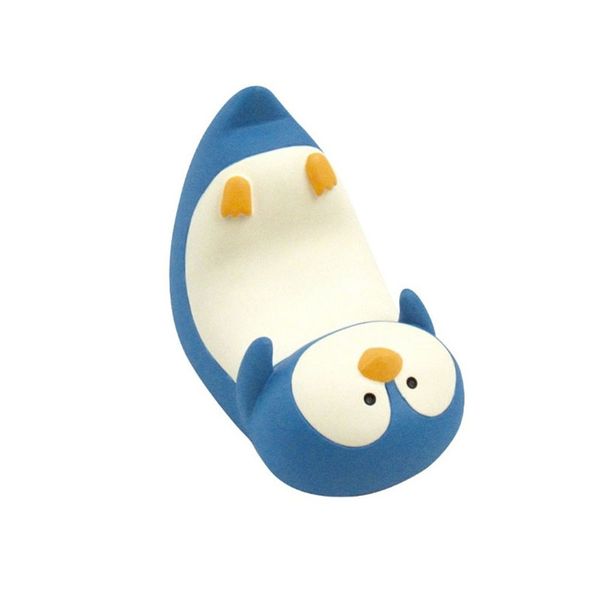 Cute Odorless Stable Small Resin Desktop Phone Holder for Tablet, Home &amp; Office - Penguin Design