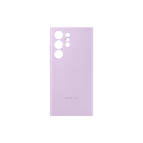 Samsung Galaxy S23 Ultra Silicone Case Cover - Lilac