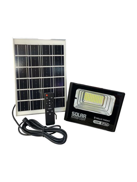 Hello Today 40W-E2 Solar Flood Light-MRUL