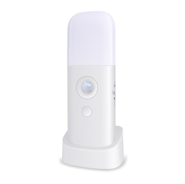 Portable night light, rechargeable, with three modes. Can be handheld