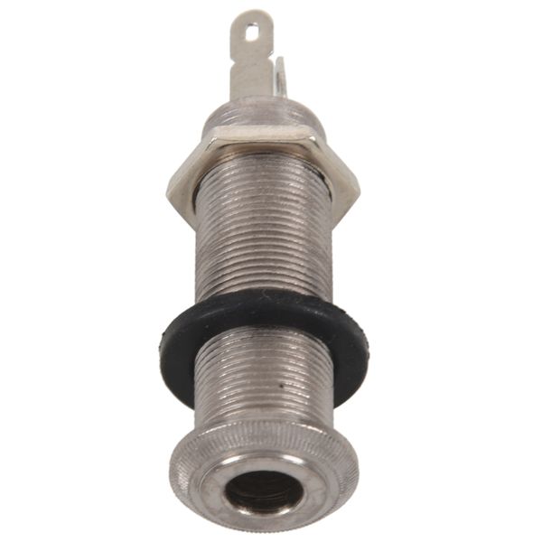 Electric Guitar Jack Chrome Threaded Cylinder Output Input Jack Plug Socke