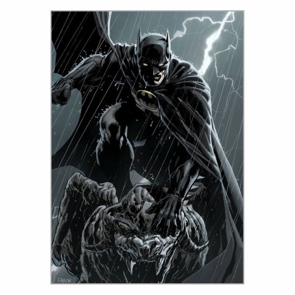 Batman On A Gargoyle Poster - A1