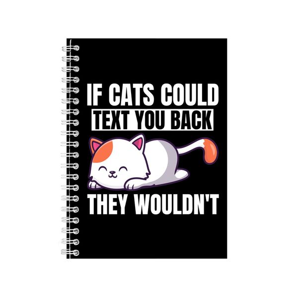 Cats Notebook Pet Gift Idea Writing Book Notepad Pad 31