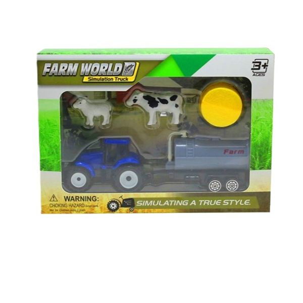 Farm World Truck Playset with Two Animals - Blind Box