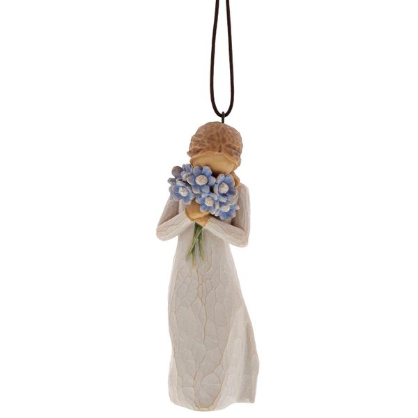 Willow Tree - Forget Me Not Hanging Ornament - 10cm