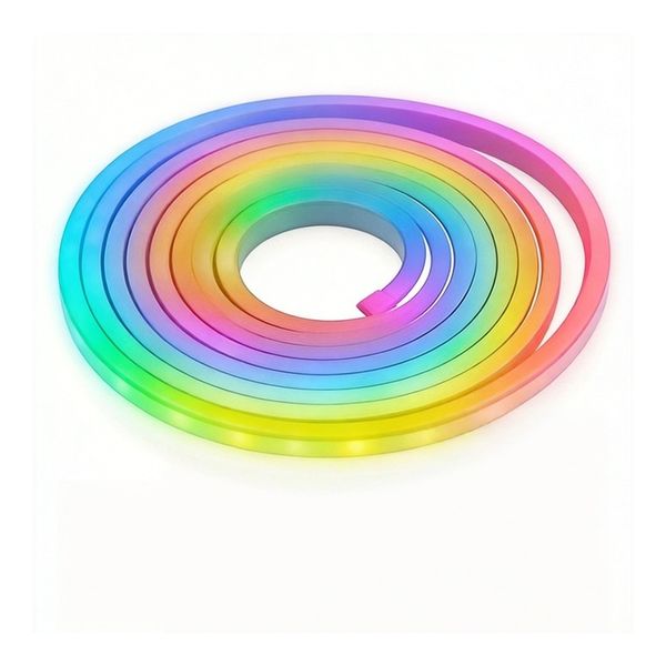 3m RGBIC Neon LED Strip, 12-24V, Music Sync with 24-Key Remote