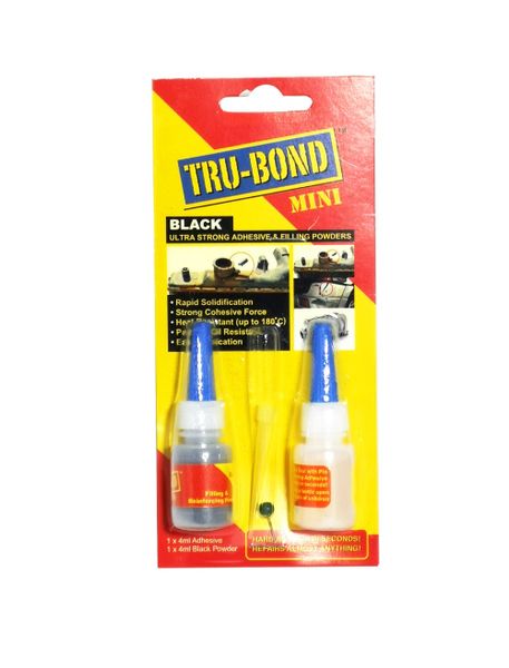Tru-Bond Ultra Strong Adhesive Heat Resistant Hard As Rock In Seconds Glue
