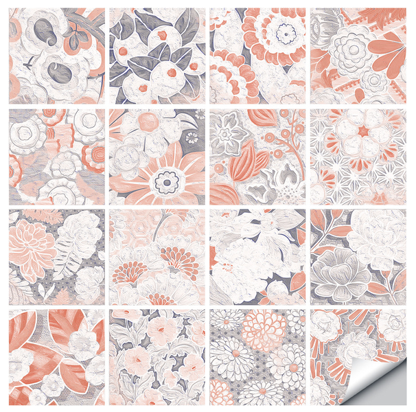 16 Sheet Wall Tiles-Kitchen Backsplash Tiles Wallpaper Vinyl Wall Tiles