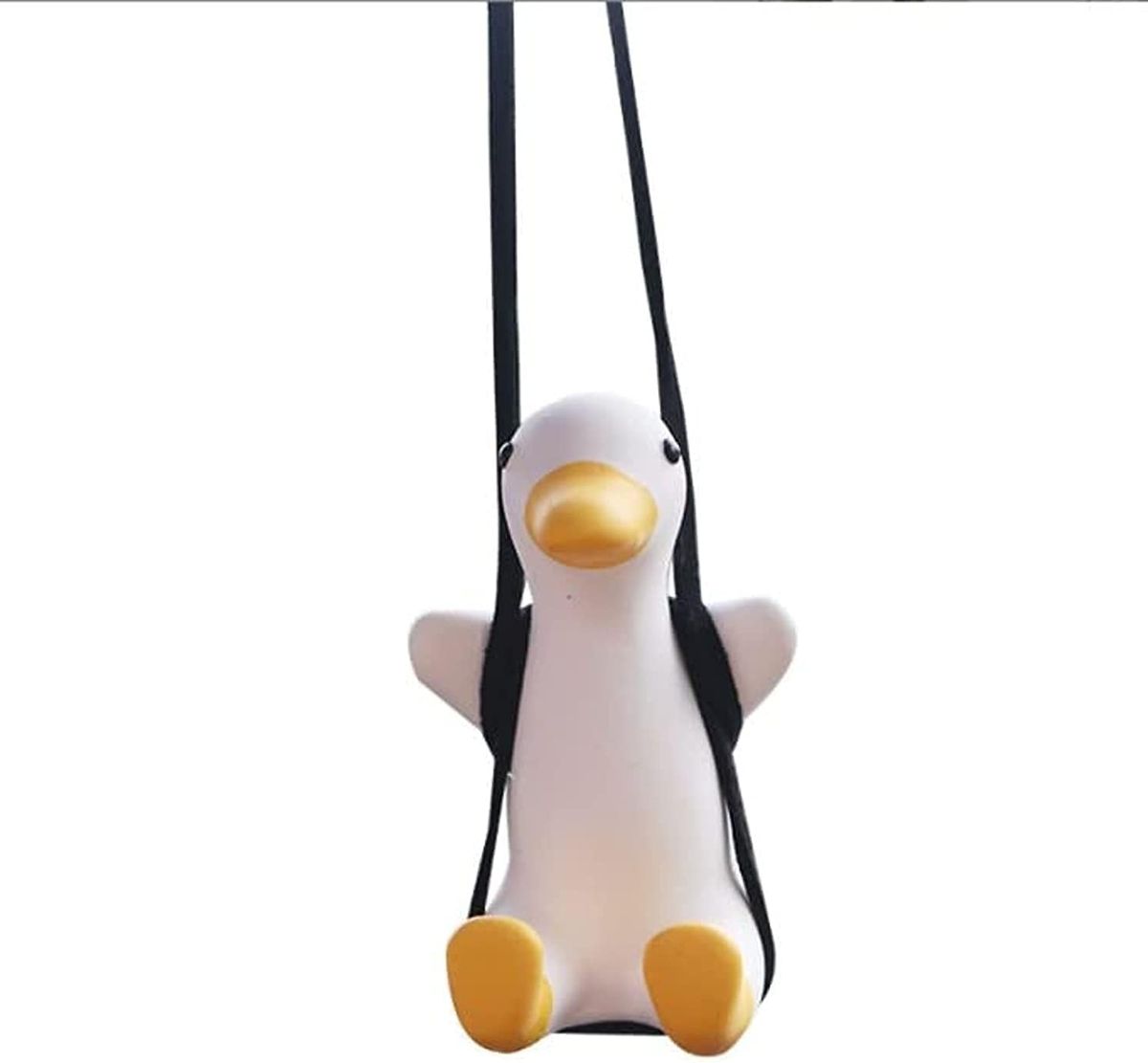 Supercute Swinging Duck Car Interior Accessories Car Rearview Mirrorpendant