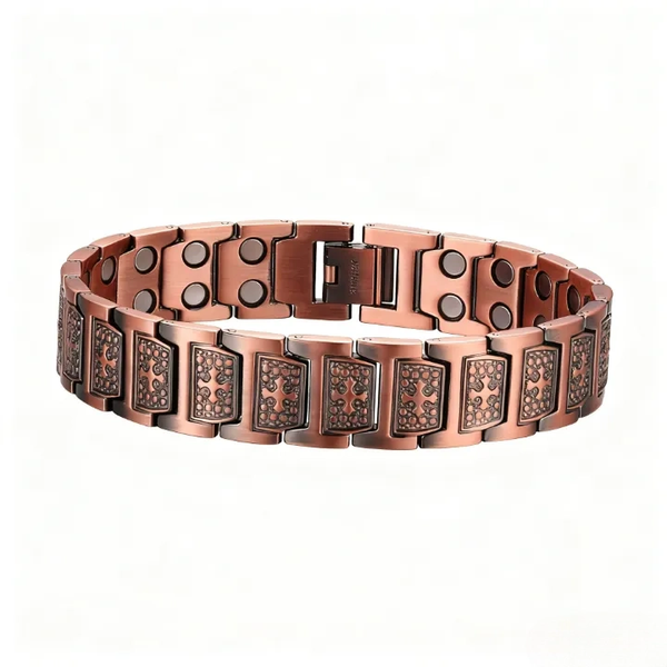ABTOR Premium Copper Magnetic Cross Bracelet for Men - Hypoallergenic