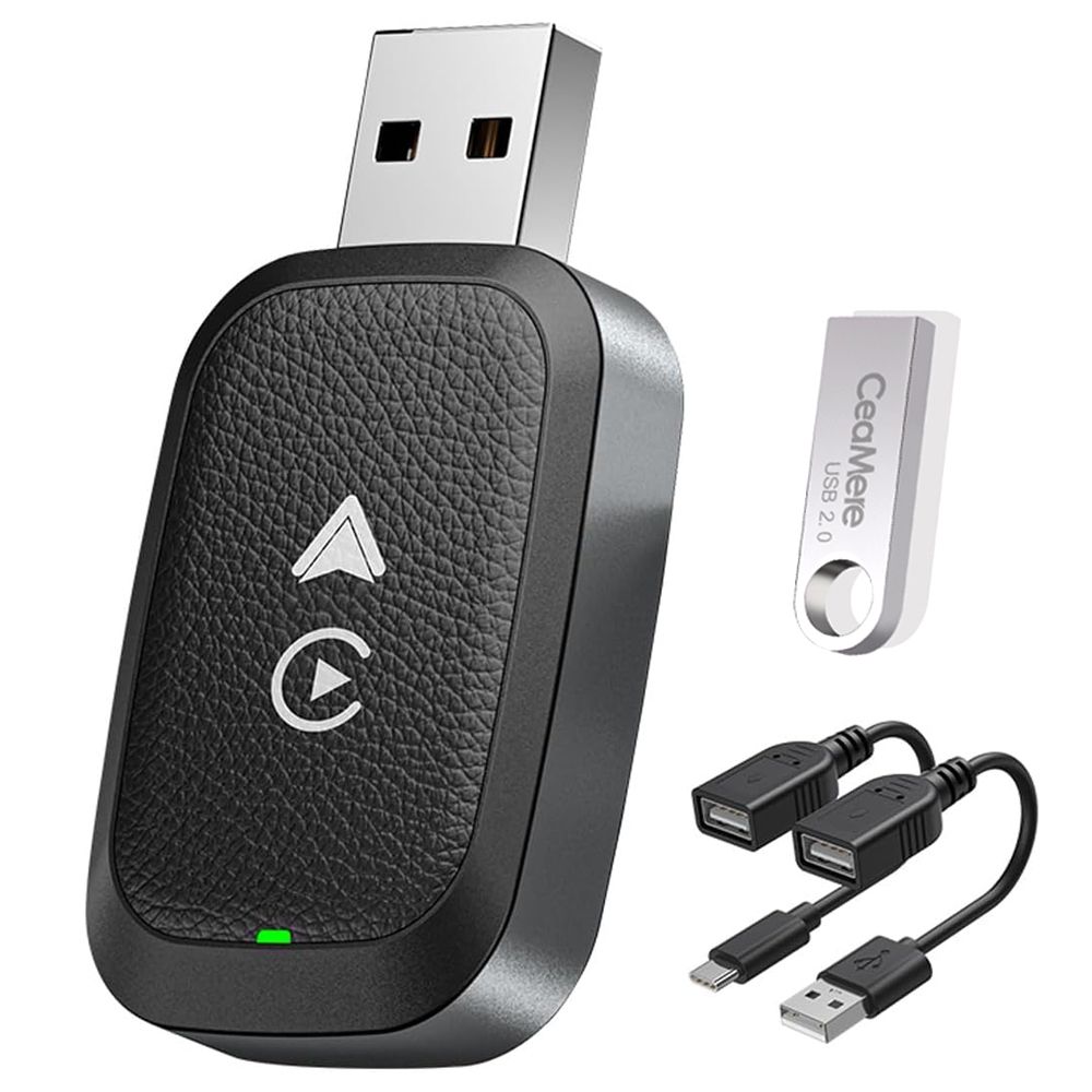 Wireless Carplay Adapter Compatible with Android Auto Carplay Dongle