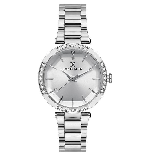 Daniel Klein Ladies Premium Stainless Steel Strap Watch - Silver Dial