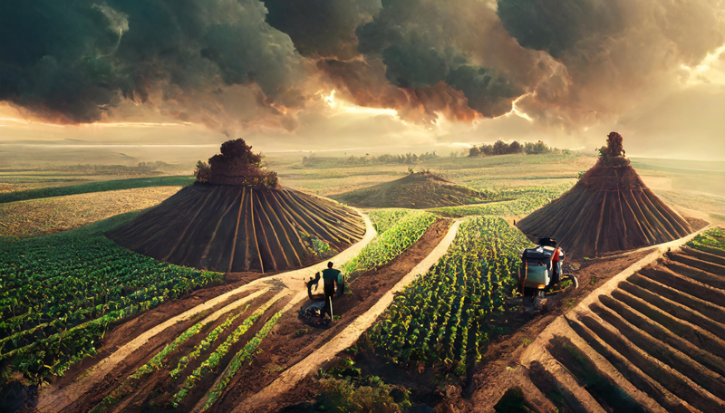 Rooted Art Agriculture 2 - Home Decor Wall Art