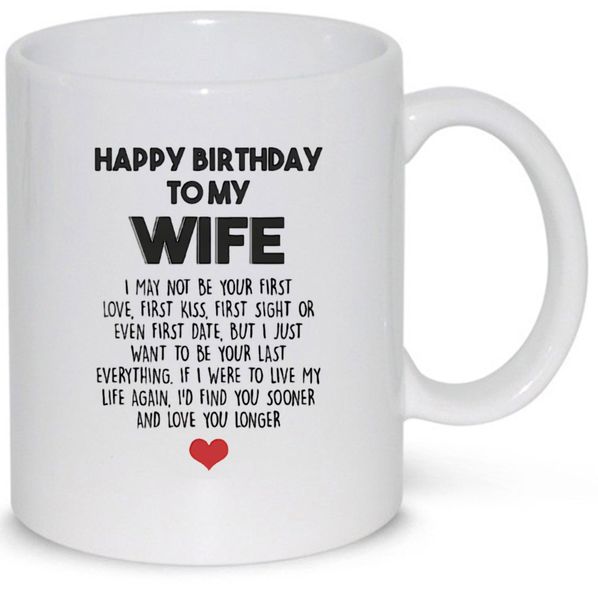 Happy Birthday To My Wife Gift Mug