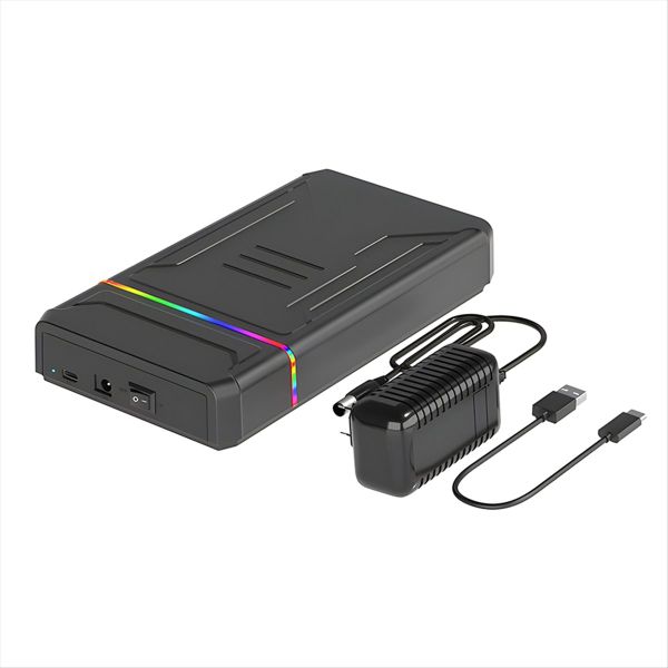 Hard Disk Enclosure Sata To Type C Hard Drive Box With Led Eu Plug