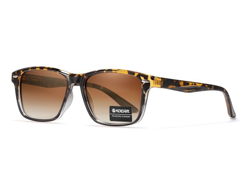 KDEAM 398 C3 Gradient Brown Polarized Sunglasses