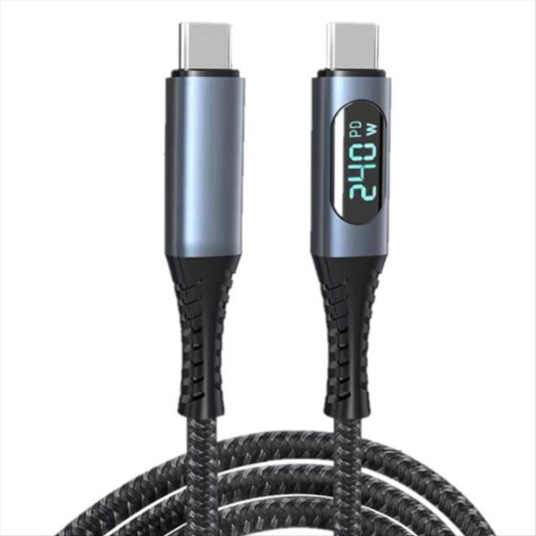 Usb C Cable Supports 8K Video 40Gbps 240W Usb C Charging Cable