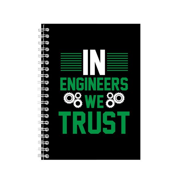 In Engineers We Trust Notebook Engineer Gift Idea A4 Notepad 139