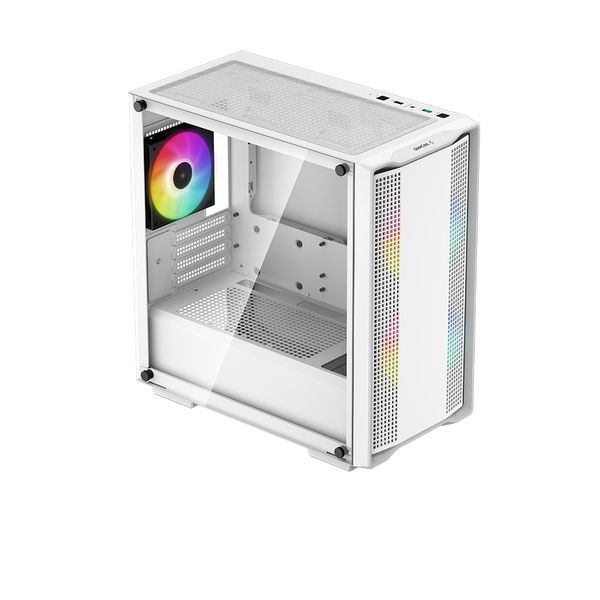 DeepCool CC360WH ARGB M-ATX Case W/TG+Mesh+Fan-WH
