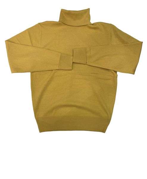 Ponting - PKN-91 Mens Yellow Long Sleeve Polo Neck