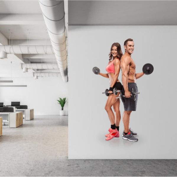 Pump up the Muscles Wall Art