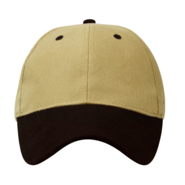 Classic 2 Tone Cap - (Khaki &amp; Black image