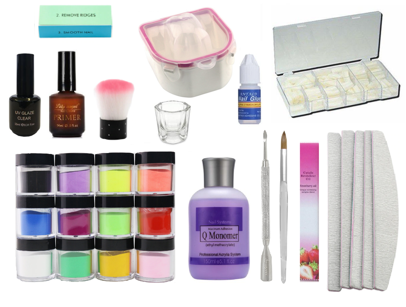 All-in-One Acrylic Nail Kit for Nail Extentions