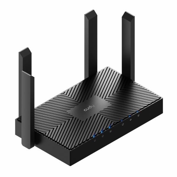 Cudy AX3000 5-Port Gigabit Dual-Band Wi-Fi 6 Mesh Router - Black
