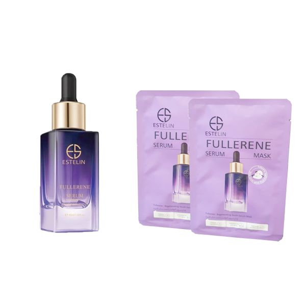 Estelin Fullerene Serum and 2 Sheet Mask