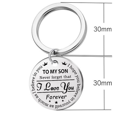 To my deals son keyring