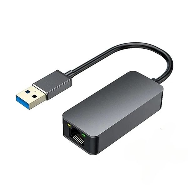 2-in-1 USB 3.0 2.5G Ethernet Adapter Type-C to RJ45 2500Mbps Rtl8156B