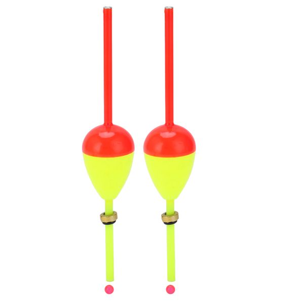 2 Pieces Hollow Crappie Bass Oval Floats