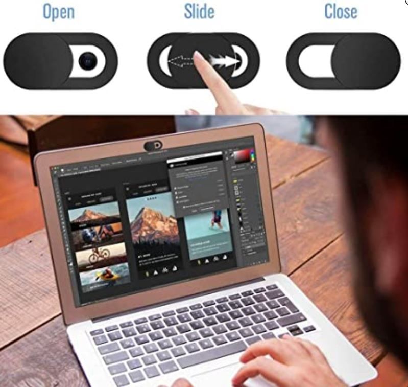 Capa Ultrafina Para Câmera De Webcam, Proteção