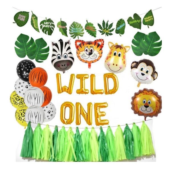 iKids Wild One Birthday Party Balloon Set