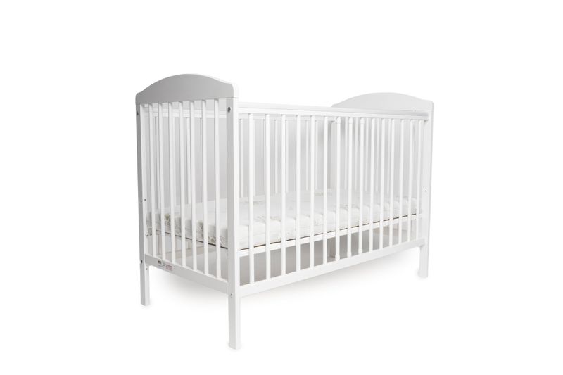 Tomi 7 Baby Cot - White