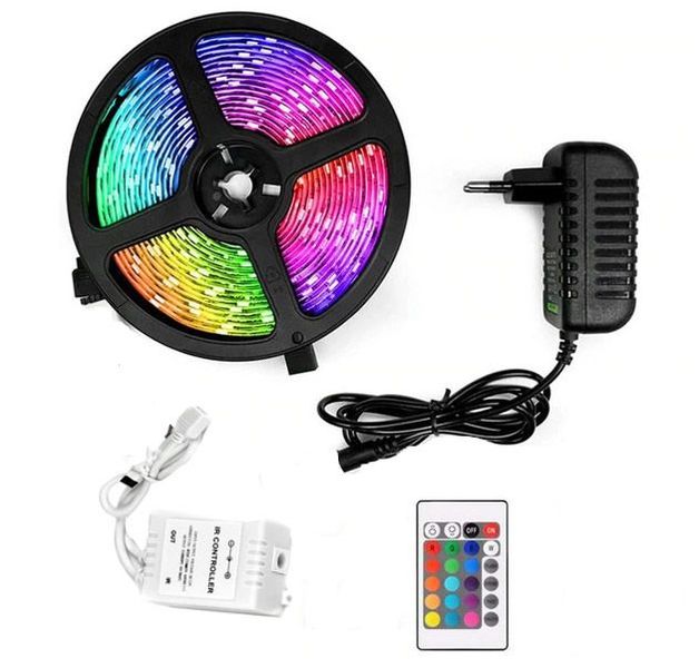 Woo 5M 5050 RGB LED Strip Light 12v
