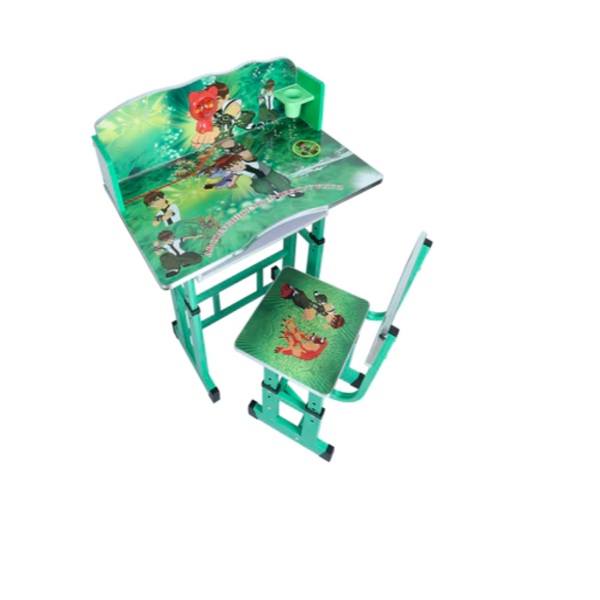 Kids Study Table &amp; Chair with Adjustable Height