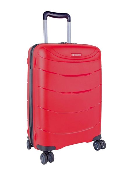 Cellini - Nova 4 Wheel Trolley Carry-On Bag Red