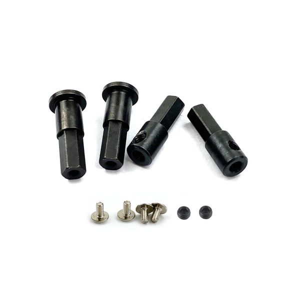 for D12 1/10 5mm Front Wheel Hub Adapter &amp; Rear Axle Adapter,A