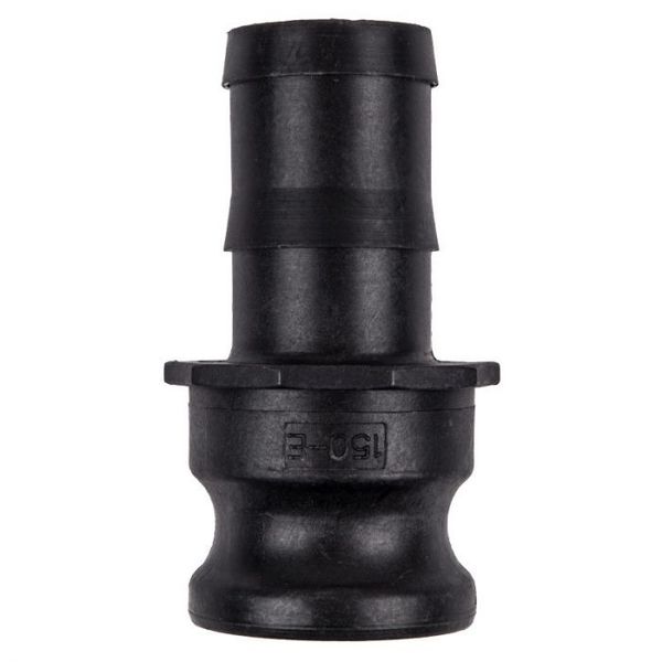 Camlock - Pp Type E Male Adaptor X Hose Tail 100mm - 2 Pack