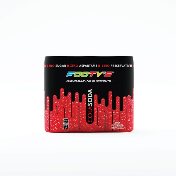 Footys Sugar Free Cola Soda 300ml - 6 Pack