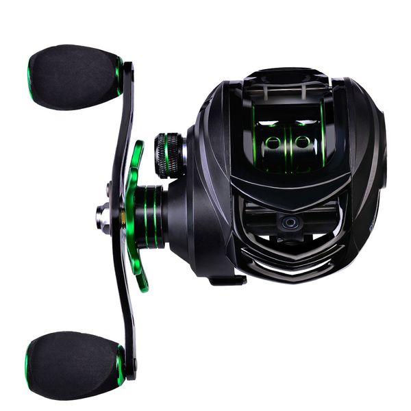 PROBEROS DW135 Baitcast Fishing Reel - 7.2:1 Gear Ratio, 9+1BB