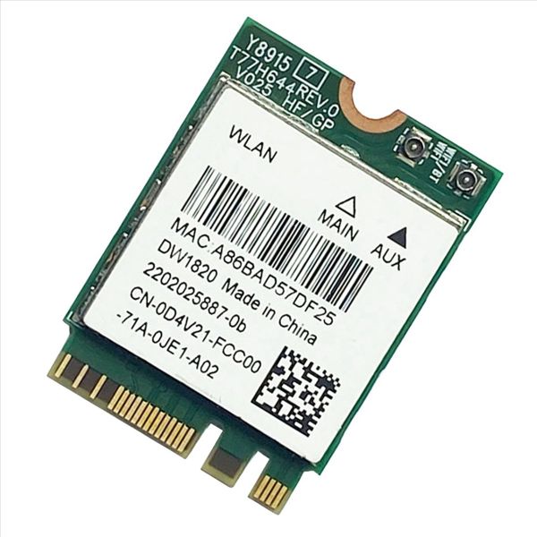 Dw1820 Qcnfa344A Wireless Network Card 2 4G+5G Supports 802 11Ac