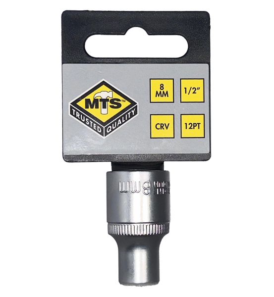 MTS - Socket 1/2" Bi Hex CRV - 8mm