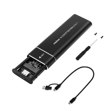 Mix Box M.2 NGFF to USB 3.0/3.1 Type-C SSD Case Adapter Aluminium Box Image