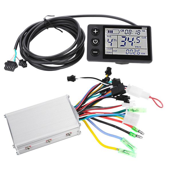 Electric Bike Controller with LCD Display (36V/48V, 250W/350W)