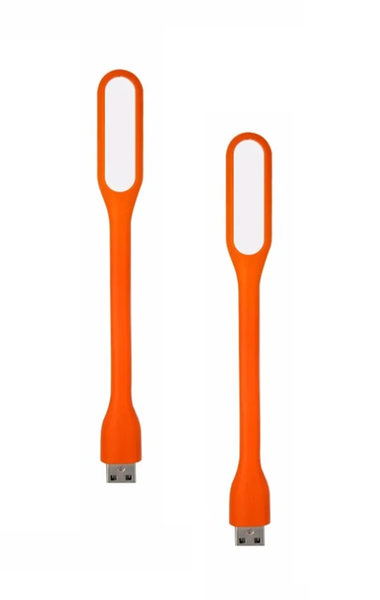 Portable USB LED Light - 2piece - Orange