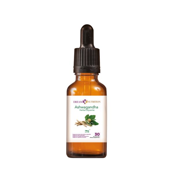 Dream Nutrition Ashwagandha Extract 700mg Herbal Glycerite 30ml 60 Servings