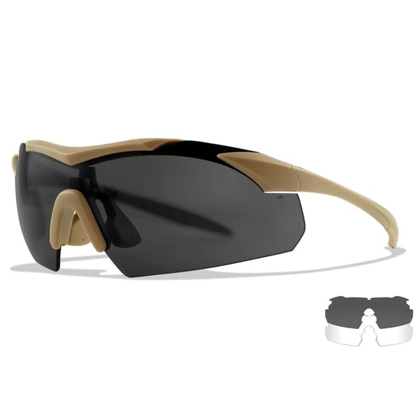 Wiley X Vapor 2.5 (2 Shields Set) Ballistic-Rated Tactical &amp; Defence