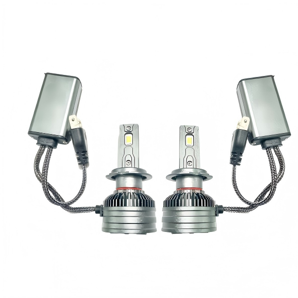 ECOMLIGHT H7 LED Headlight Bulbs 220W 6000K-8500K Pair Plug &amp; Play 12V-80V